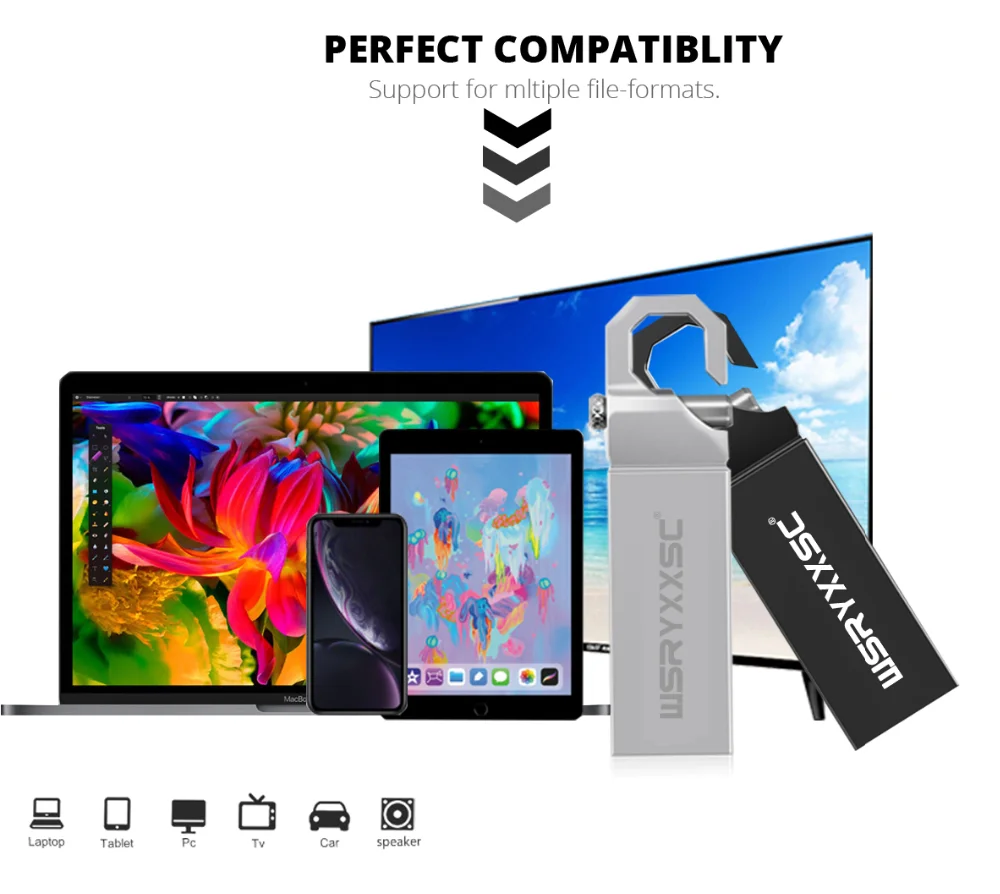 Металлический usb флеш-накопитель 32 Гб Водонепроницаемый 128 ГБ usb флеш-накопитель 16 Гб высокоскоростная карта памяти 64 Гб мини-флешка 8 ГБ 4 ГБ