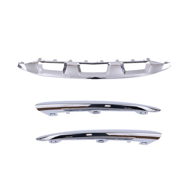 A2538851804 2538852104 2538852404 Front Chrome Trim Bumper Lip Spoiler  Diffuser For Mercedes Benz Glc X253 W253 C253 2020-2021 - Chromium Styling  - AliExpress