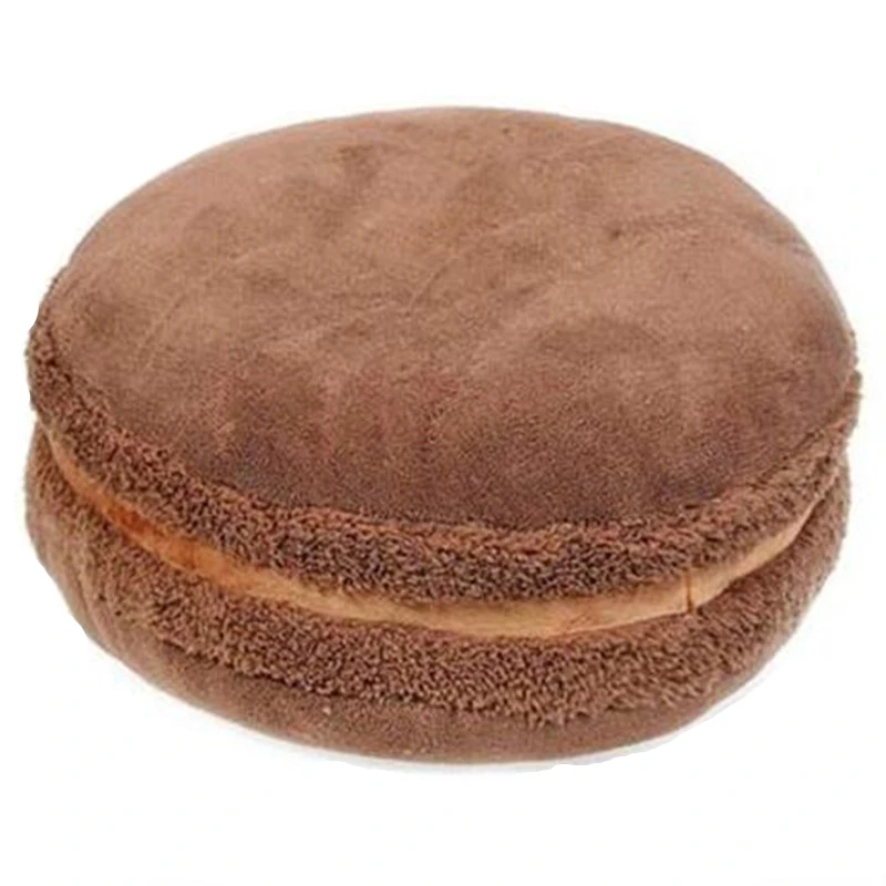Coussin en peluche en forme de macaron de CFen A, oreiller rond de gâteau, décoration de canapé, décoration d'intérieur, coussin de mariage, cadeau de Noël et d'anniversaire - AliExpress