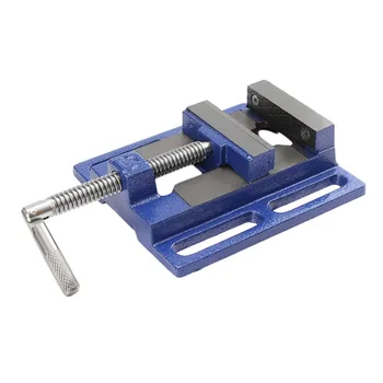 

60mm Aluminum Bench Vise Table Flat Clamp-on Plier Drill Press Milling Machine Clamping Clamp Firmly Woodworking hand tool