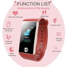 Умные женские часы, мониторинг сердечного ритма, кровяного давления, умный спортивный браслет для фитнеса, шагомер, расход калорий, IP67