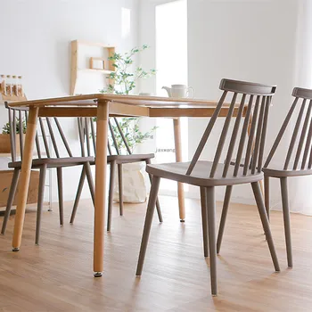 

Nordic Ins Windsor Dining Chair Restaurant Lounge Modern Minimalist Cafe Chair Negotiation Chair Comedores Modernos Muebles