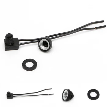 

12V Waterproof Push-Button On-Off Switch With 4" Leads Motorcycle Car Boat 1Pc