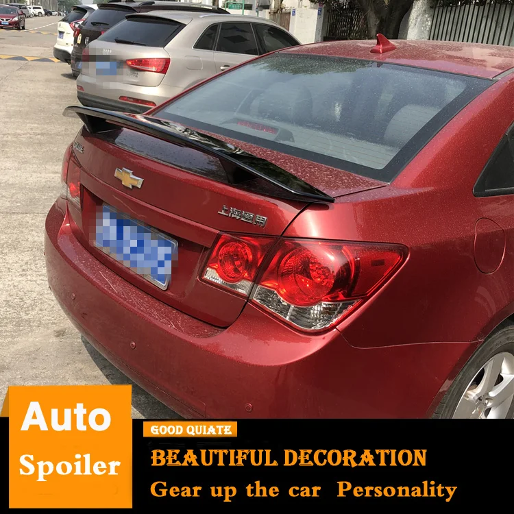 Спойлер для Chevrolet Cruze 2009 2014 спортивный спойлер из АБС пластика заднее крыло