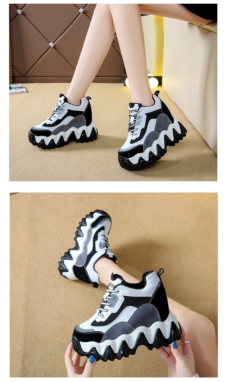 Zapatillas mujer; коллекция года; кроссовки на платформе; зимняя плюшевая Обувь На Шнуровке; смешанные цвета; зимняя теплая Классическая обувь на танкетке для женщин