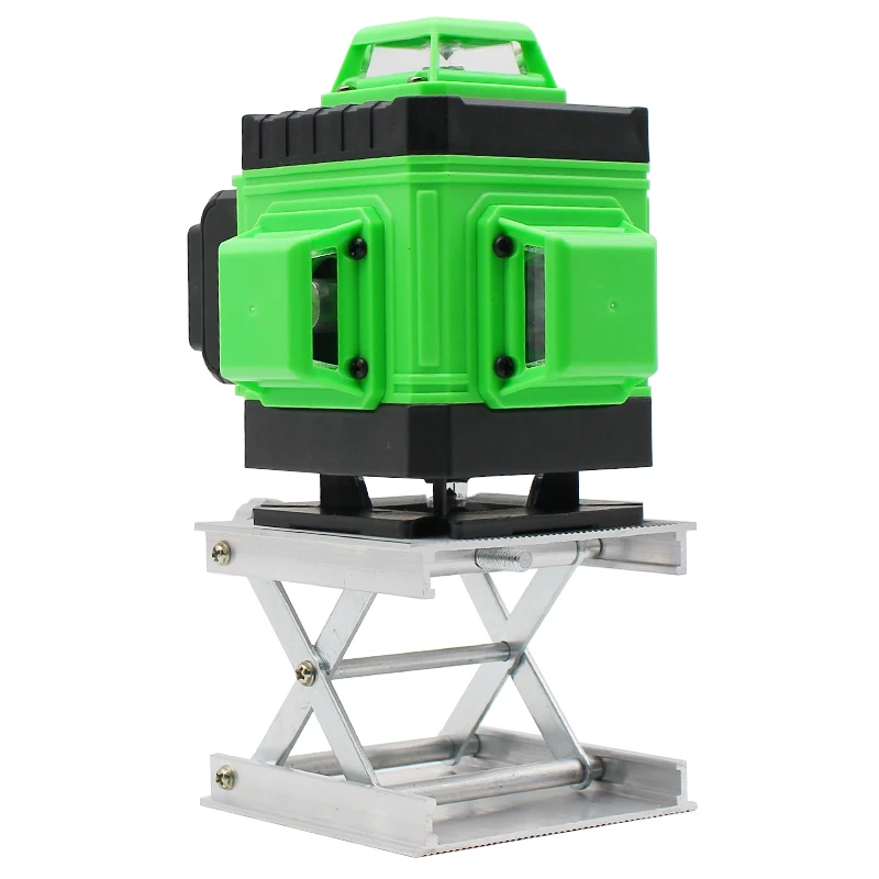 Green Laser Self-Leveling Level Meter 12 Lines or 16 Lines Laser Level Horizontal Vertical Measurement with Lifting Platform
