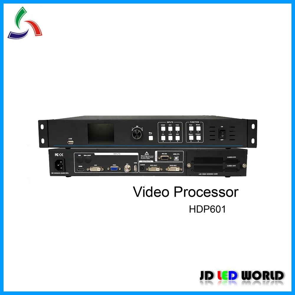 HUIDU HDP601 светодиодный Экран дисплея видео процессор работать с HD A601 A602 A603 A3 A4 A5 A6Player коробка T901 карта отправителя