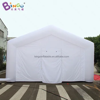 Online Free Shipping 11.4X6.4X4.3 Meters Customized White Giant Inflatable Party Tent / Inflatable Wedding Tent Church Toys With Blower