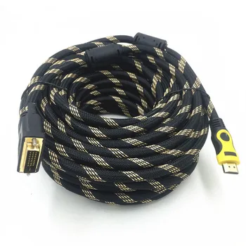 

VGA Cable Male to Male 15Pin Full HD 1920*1080P VGA3+6 Extension Cord Computer Cable 1.5m 3m 5m 10m 15m 20m