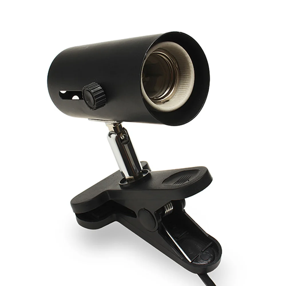 Soporte de bombilla para Reptiles, lámpara de rayos UVA UVB, abrazadera de cerámica con Clip, accesorio de luces para Reptiles, tortugas, lagarto, iluminación de calefacción