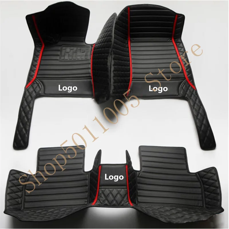 Custom car floor mats for Land Rover All Models Rover Range Evoque Sport Freelander Discovery 3 4 car styling tapetes para carro