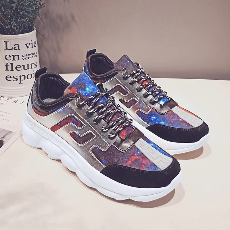 

Winter INS Super Fire MEN'S SHOES Hong Kong Style Men Casual Sports Shoes Korean-style Trend of Fashion Extra High Dad Trendy Sh