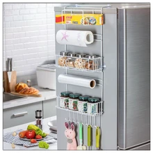 

NEW TY Multi-functional Refrigerator Rack Fridge Side Shelf Multi-Layer Sidewall Holder Kitchen Supplies Hanging kitchen Hook