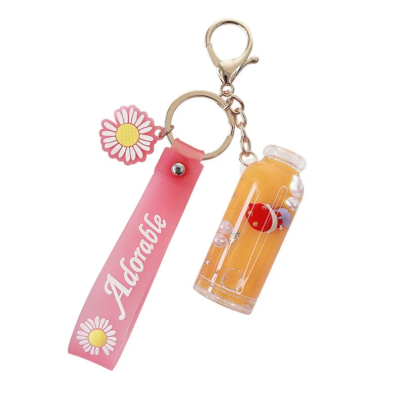 Mini llavero de lona con dibujos animados para mujer, bolsa de hombro para estudiantes, accesorios para colgar, piezas Diy, venta al por mayor