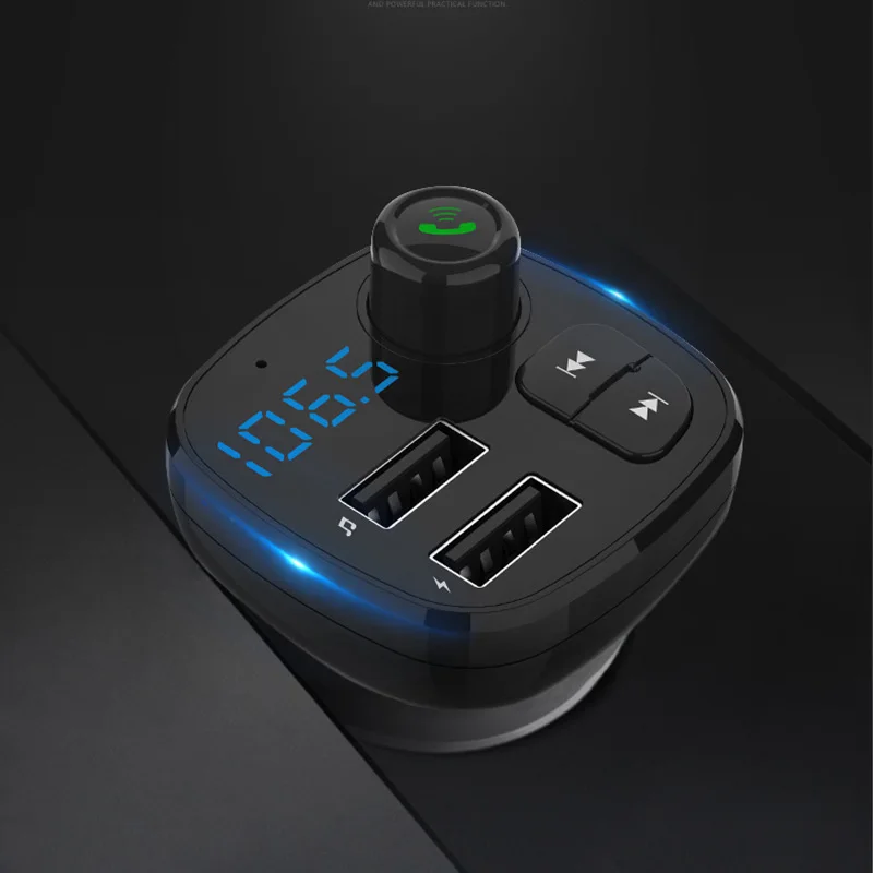 Bluetooth автомобильный fm-передатчик беспроводной радио адаптер mp3-плеер дисплей зарядного устройства USB: светодиодный экран дисплея
