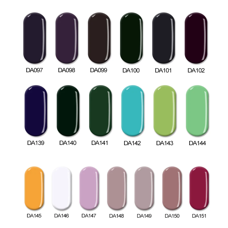 290 цветов, фиолетовый Гель-лак для ногтей, долговечный Блестящий цветной гель для ногтей, СВЕТОДИОДНЫЙ УФ-гель для ногтей, 5 мл
