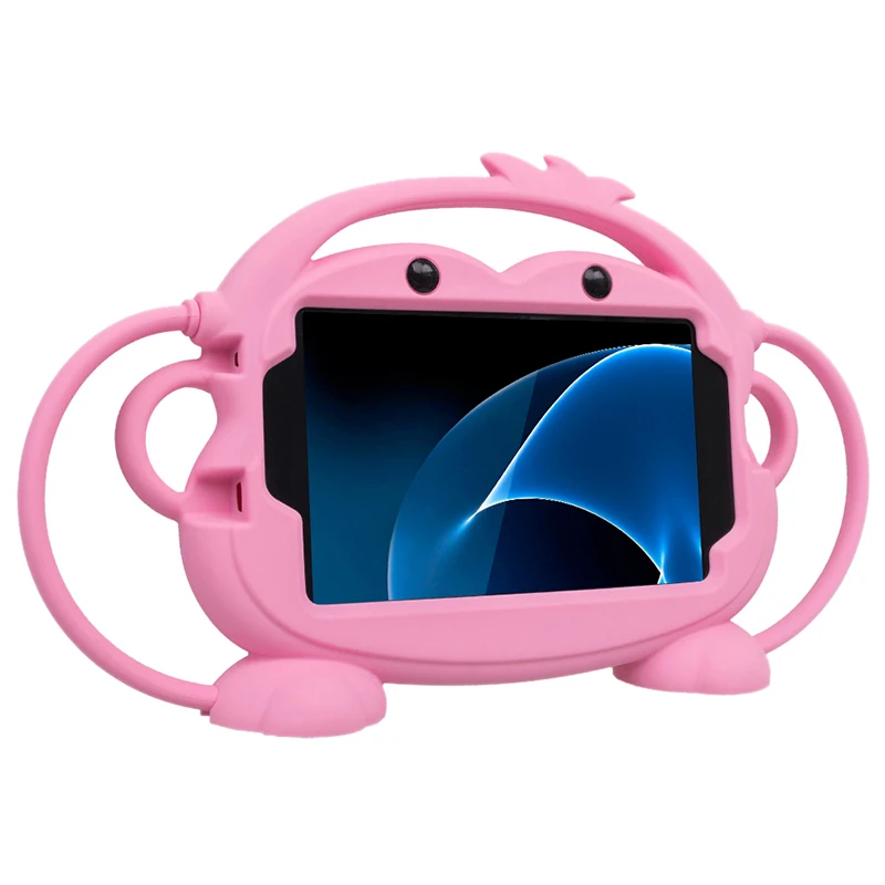 

Kids Shockproof Case For Sumsung Ipad P3200 T230 7 Inch Tablet Children Cartoon Monkey Soft Silicone Protect Case Stand Cover