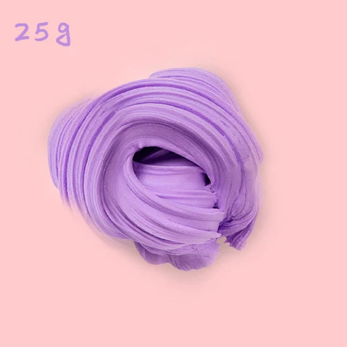 30g+10g Soft cloud slime cotton fluffy foam mini clay DIY mucus decompression manual cloud craft anti-mite slime children's toys - Цвет: 25GMucus