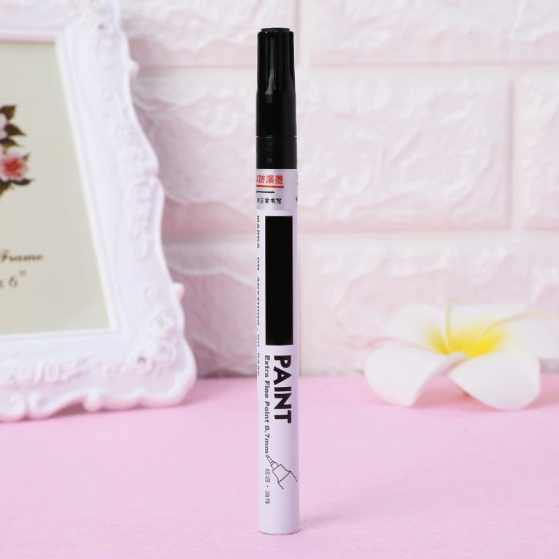 0.7mm Extra Fine Point Permanent Paint Metallic Marker Pen DIY Art