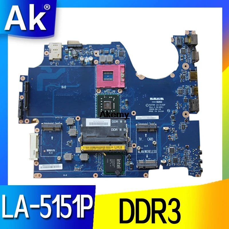 

laptop Motherboard for dell inspiron 1745 LA-5152P CN-0G913P 0G913P G913P GM45 DDR3 integrated graphics card