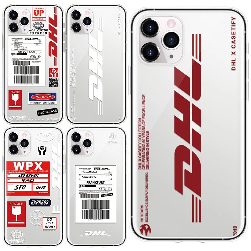 Luksusowe DHL pokrywa dla Huawei Honor 9 S 9C 9X 9A 8A 8X grać 4T Pro 9A X10 Nove 6 7 Pro Mate 30 30S 20i 20 10i X10 10 9 SE Lite etui