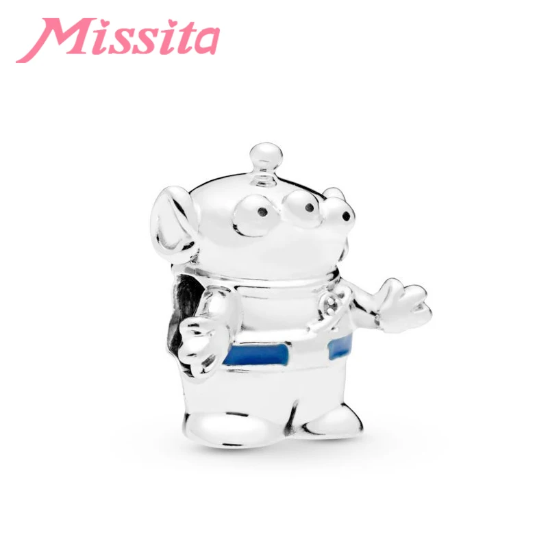 MISSITA 2019 Новый трехглазый мультфильм Шарм fit Pandora ювелирный браслет сделай сам