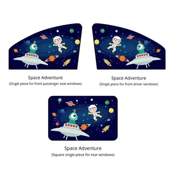 

Durable Car Curtain Magnetic Curtain Sunscreen Fashion Car Sunshade for Cartoon Heat Proof Anti-UV for Right Window