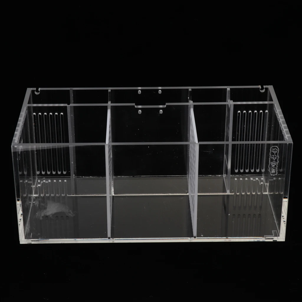 Acrylic Fish Tank Isolation Box Aquarium Breeding House Filter Box For Fish Guppies Betta Fish Hatchery Incubator Breeding Boxes