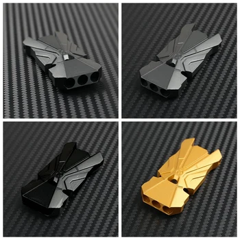 

Triple Pipe Aluminum Alloy Outdoor Survival Whistle Wild High-Frequency Whistle Earthquake Rescue High Decibel Whistle