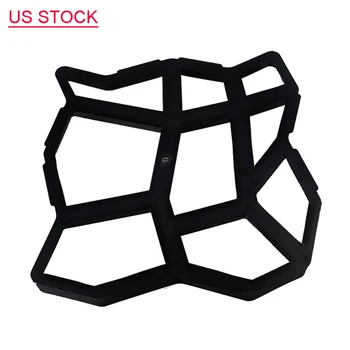 

DIY Plastic Path Maker Pavement Model Concrete Stepping Stone Cement Mould Brick Molds For Cement Mold Garden Decoration