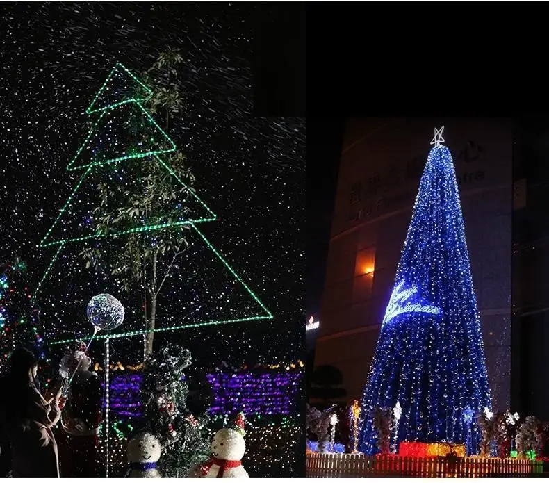 Натальные открытый «Cortina de» Свадебные новогоднее; рождественское Kerstverlichting вечерние праздник день рождения люсис привело Decoracion