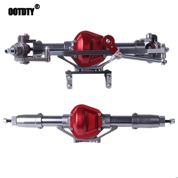 

RC Car Metal Front Rear Axle With 25T Servo Arm CNC Machined For 1:10 Crawler AXIAL SCX10 D90 RC4WD