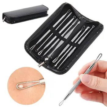 

8Pcs Blackhead Pimple Comedone Acne Extractor Remover Skin Clean Tools Kit It is designed for precision control and comfort use.