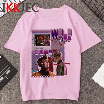

R.I.P Juice Wrld Print 90s T-shirt Men Streetwear Graphic Hip Hop T-shirt Rip Rapper Cartoon Tshirt Cool Aesthetic Top Tees Male