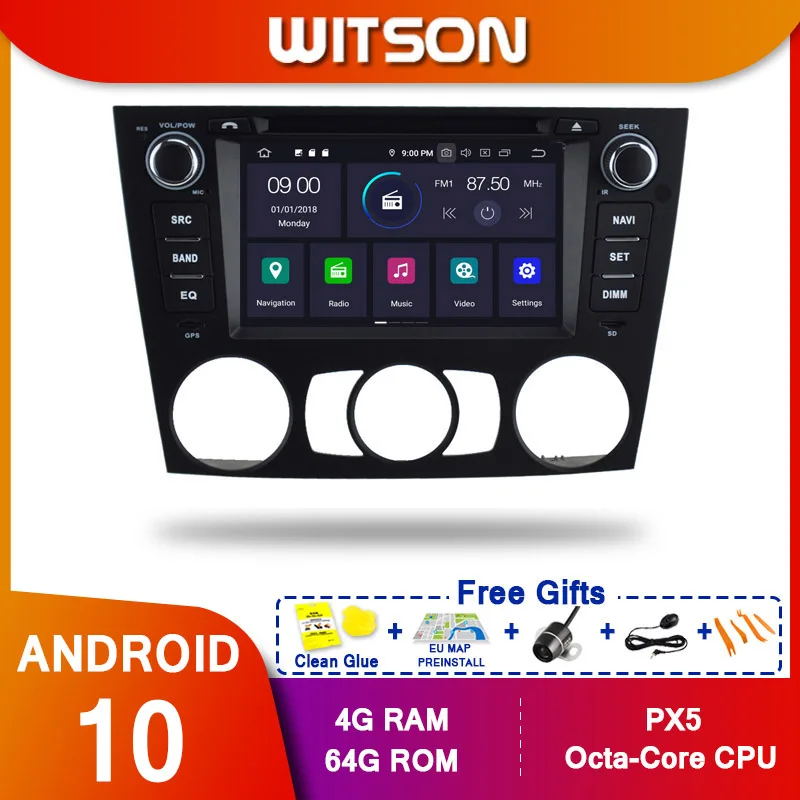 WITSON! Android 10 Octa core PX5 автомобильный DVD-плеер для BMW E90 E91 E92 E93 3 серии (2005-2012) Ручной