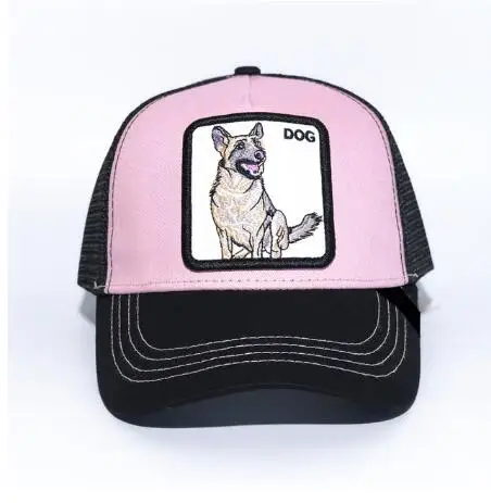 С биркой broidery DOG-4 Snapback бейсболка для дальнобойщика козырек животных фермы