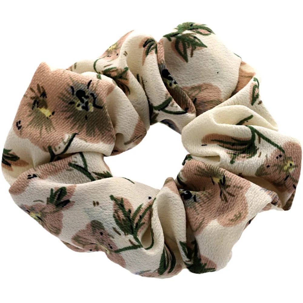 Новые модные Scrunchies Для женщин резинки для волос для девочек Головные УБОРЫ МИЛЫЙ хвост держатель резинка для волос с принтом женские аксессуары для волос - Цвет: 9
