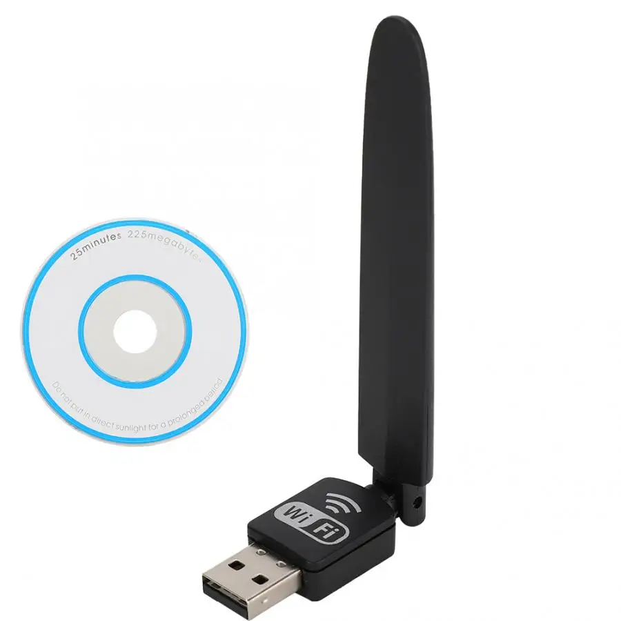 Сетевая карта pci Ноутбук черный интерфейс USB2.0 2,4G беспроводной WiFi адаптер с индикаторной подсветкой сетевая карта 4 порта