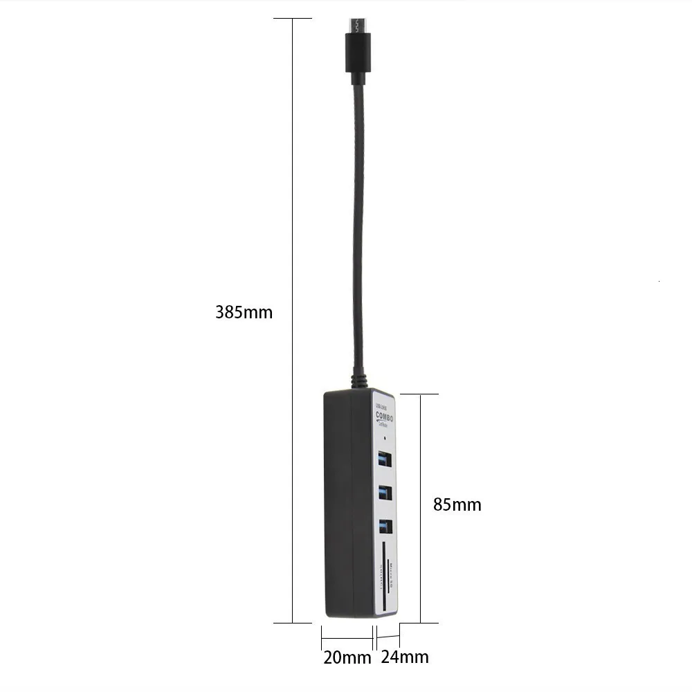 CHYI Тип C для многопортового комбинированного Usb 3,0 концентратор Micro Usb-c Hab мини-сплиттер Поддержка SD кардридер ПК Аксессуары для Macbook Pro