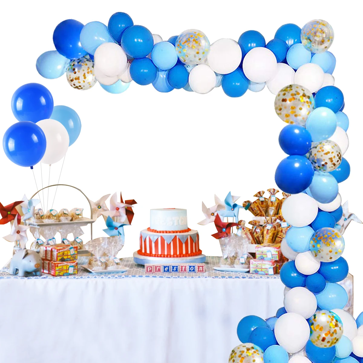 Macaron воздушные шары-гирлянды арочный Комплект для свадьбы, дня рождения, вечеринки, украшения для дня рождения, шар, Декор, розовое золото