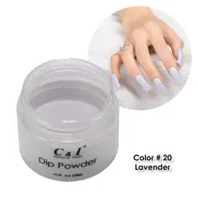 28 г погружной порошок-Цвет № 20# Лавандово-фиолетовый цвет системы-чистый цвет