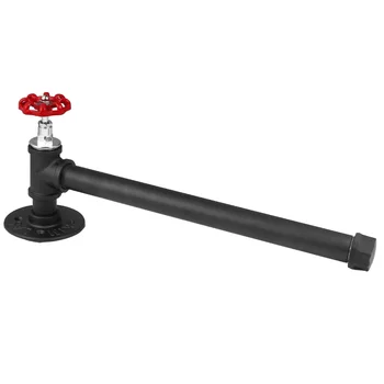 

1PC Creative Water Pipe Paper Tissue Holder Bathroom Tissue Organizer (Black)