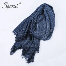 Sparsil Lovers Летние Стильные Тонкие шарфы жаккардовый клетчатый переплетенный однотонный платок 200x70 весенний Удобный Простой шарф для мужчин и женщин