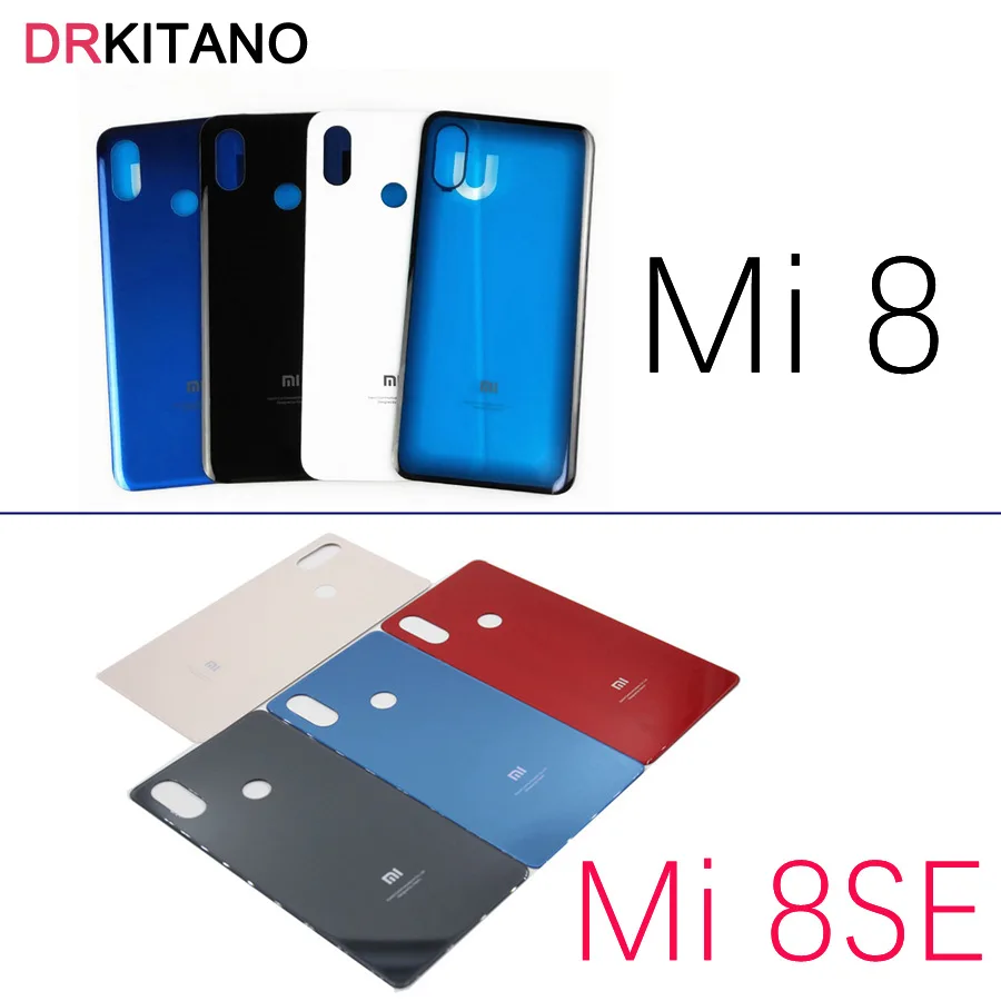 Door-Case Battery Back-Cover Glass Explorer Mi8-Lite Xiaomi Mi-8 Mi 8 for Mi8-lite/Explorer/Mi/..
