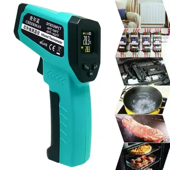 

DT8550FCT Handheld Infrared Thermometer Non-Contact Temperature Meter Monitor BBQ Accessories Infrared Thermometer Kitchen