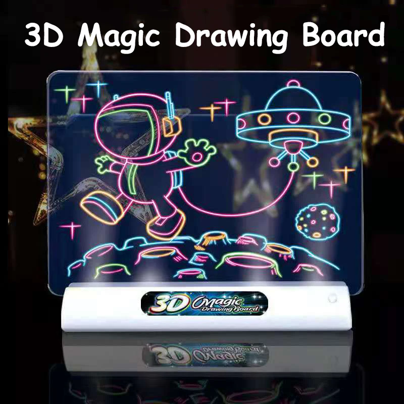 Tablero Mágico 3D: ¡Despierta la Creatividad de tus Hijos!