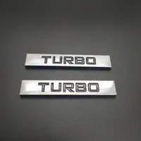 emblem badge 2 pcs New Car Styling Car Turbo Boost Loading Boosting 3D Metal Chrome Zinc Alloy 3D Emblem Badge Sticker Decal Auto Accessory (4)