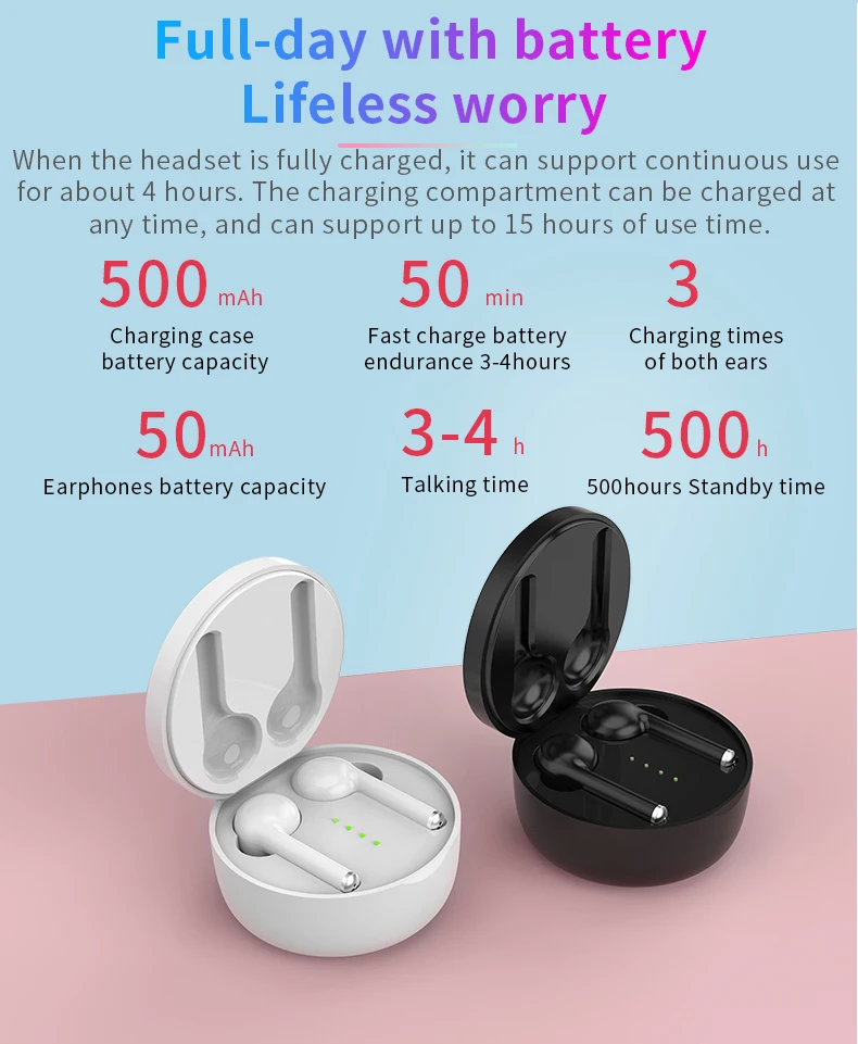 TW40 TWS, беспроводные наушники Bluetooth 5,0, супер бас, 6D 3D, Hi-Fi, стерео гарнитура, свободные руки, вызов, спортивные двойные наушники, встроенный HD микрофон