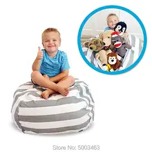 Детский плюшевый мешок для хранения плюшевых игрушек, мягкая сумка, полосатый стул с обивкой, подарок на Рождество/конфеты, трость, Холщовая Сумка, игрушечный мешок