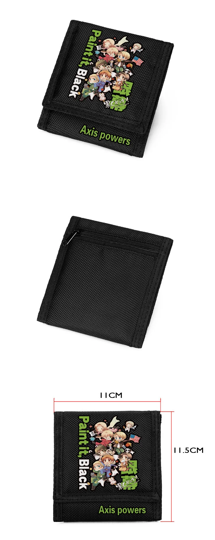 Hetalia Purse Anime APH Carteira Oxford Short Axis Powers Wallet